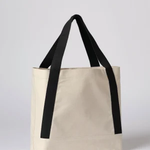 Tote bag recycle Dakota anses contrastees RL685 — Naturel
