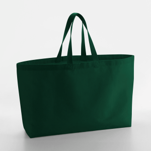 W696 Sac Fourre-Tout en Toile Oversize — Vert bouteille