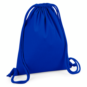 W260 Sac de gym en coton biologique de qualité — Bright Royal