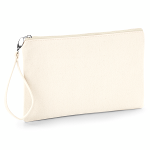 W520 Pochette en toile avec dragonne — Naturel