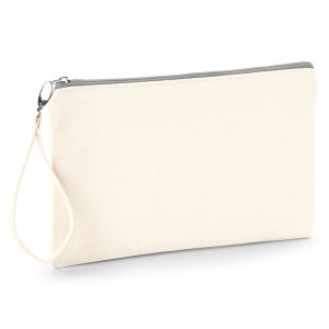 W520 Pochette en toile avec dragonne — Gris naturel/clair