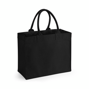 W608 Sac de Plage en Toile — Noir