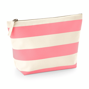 W684 Trousse à Accessoires Nautical — Naturel/Rose