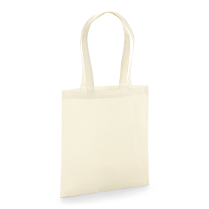 W261 Sac Fourre-tout en Coton Biologique de Qualité — Naturel