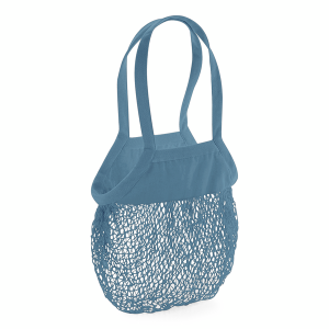 W150 Filet à Provisions en Coton Biologique — Bleu de l'armée de l'air