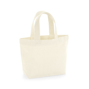 W845 Mini sac fourre-tout Marina biologique EarthAware® — Naturel