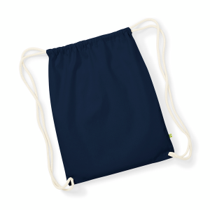 W810 sac de gym biologique Earthaware® — Marine française