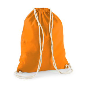 W110 sac de gym en coton — Orange