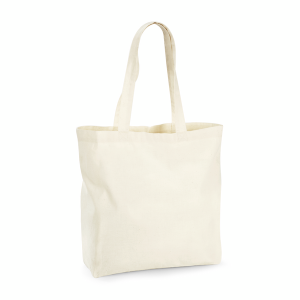 W265 Maxi sac Fourre-tout en Coton Biologique de Qualité — Naturel