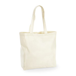 W925 Maxi Sac Fourre-Tout en Coton Recyclé — Naturel