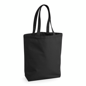W671 Sac shopping Camden en coton commerce équitable — Noir