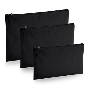 W830 Pochette à accessoires biologique EarthAware® — Noir