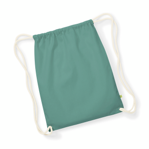 W810 sac de gym biologique Earthaware® — Vert sauge