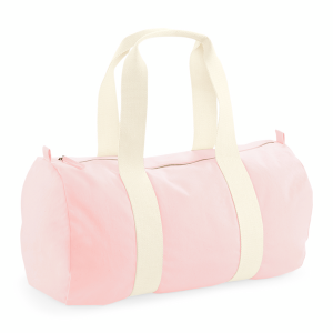 W814 Sac polochon biologique EarthAware® — Rose pastel