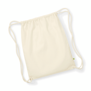 W810 sac de gym biologique Earthaware® — Naturel