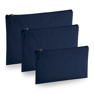 W830 Pochette à accessoires biologique EarthAware® — Marine française