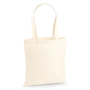 W201 Sac fourre-tout en coton de qualité — Naturel