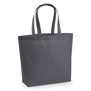 W225 Maxi sac fourre-tout en coton de qualité — Gris graphite
