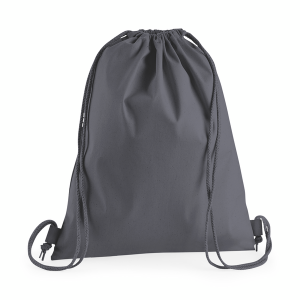 W210 Sac de gym en coton de qualité — Gris graphite