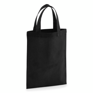 W103 Sac de fête en coton — Noir
