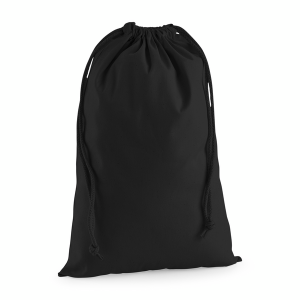 W216 Sac en coton de qualité — Noir