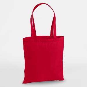 W201 Sac fourre-tout en coton de qualité — Rouge classique
