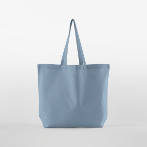 W165 Maxi sac réutilisable  Organic Cotton InCo. — Bleu poussiéreux