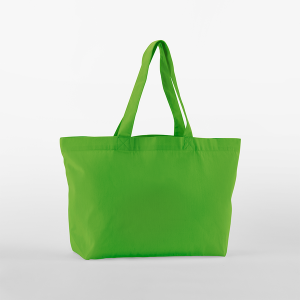 W695 Cabas en sergé biologique EarthAware® — Vert pomme