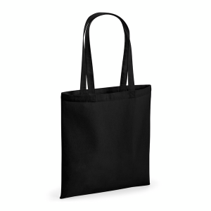 W901 Sac Fourre-Tout en Coton Recyclé — Noir