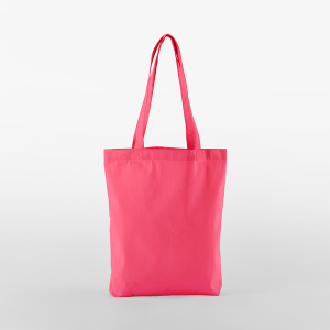 W691 Sac fourre-tout en sergé biologique EarthAware® — Rose framboise