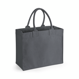 W608 Sac de Plage en Toile — Gris graphite