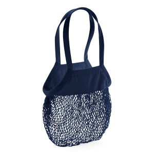 W150 Filet à Provisions en Coton Biologique — Marine