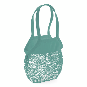 W150 Filet à Provisions en Coton Biologique — Vert sauge