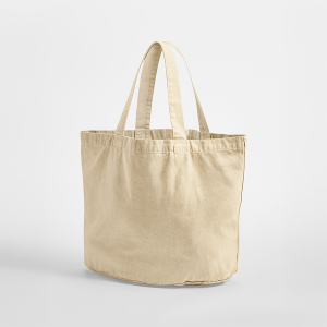 W345 Sac shopping teint en vêtement — Vintage Sand
