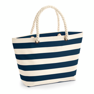 W680 Sac de Plage Nautical — Naturel/Marine