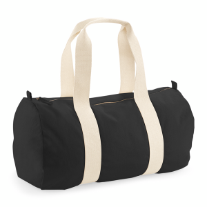 W814 Sac polochon biologique EarthAware® — Noir