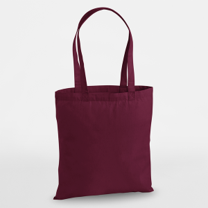 W201 Sac fourre-tout en coton de qualité — Bourgogne